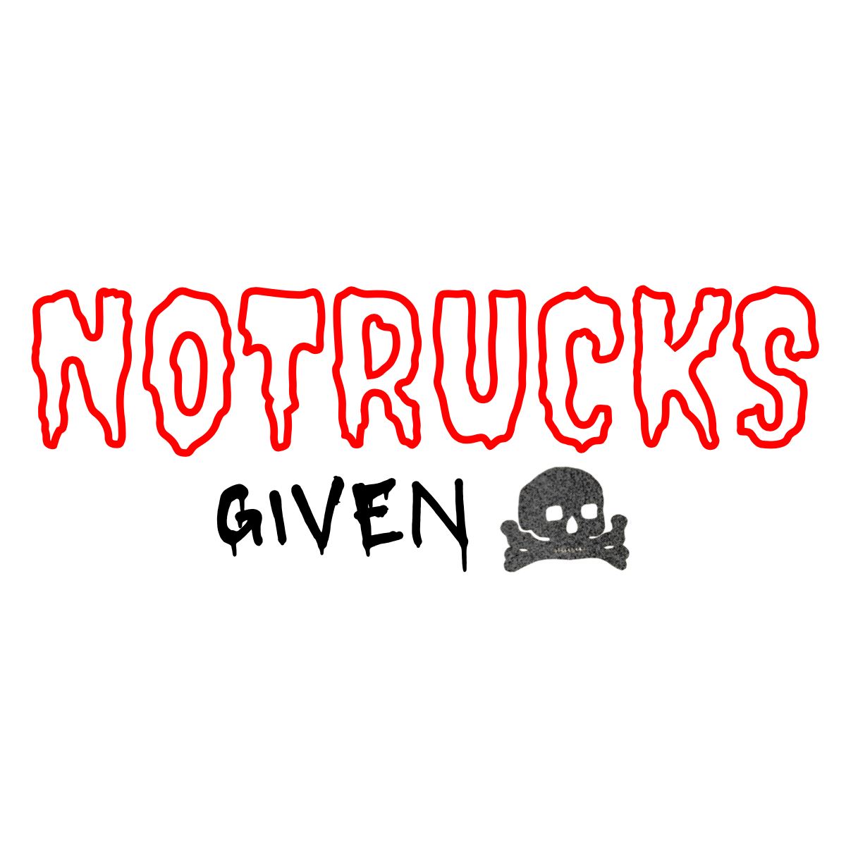 No Trucks Written